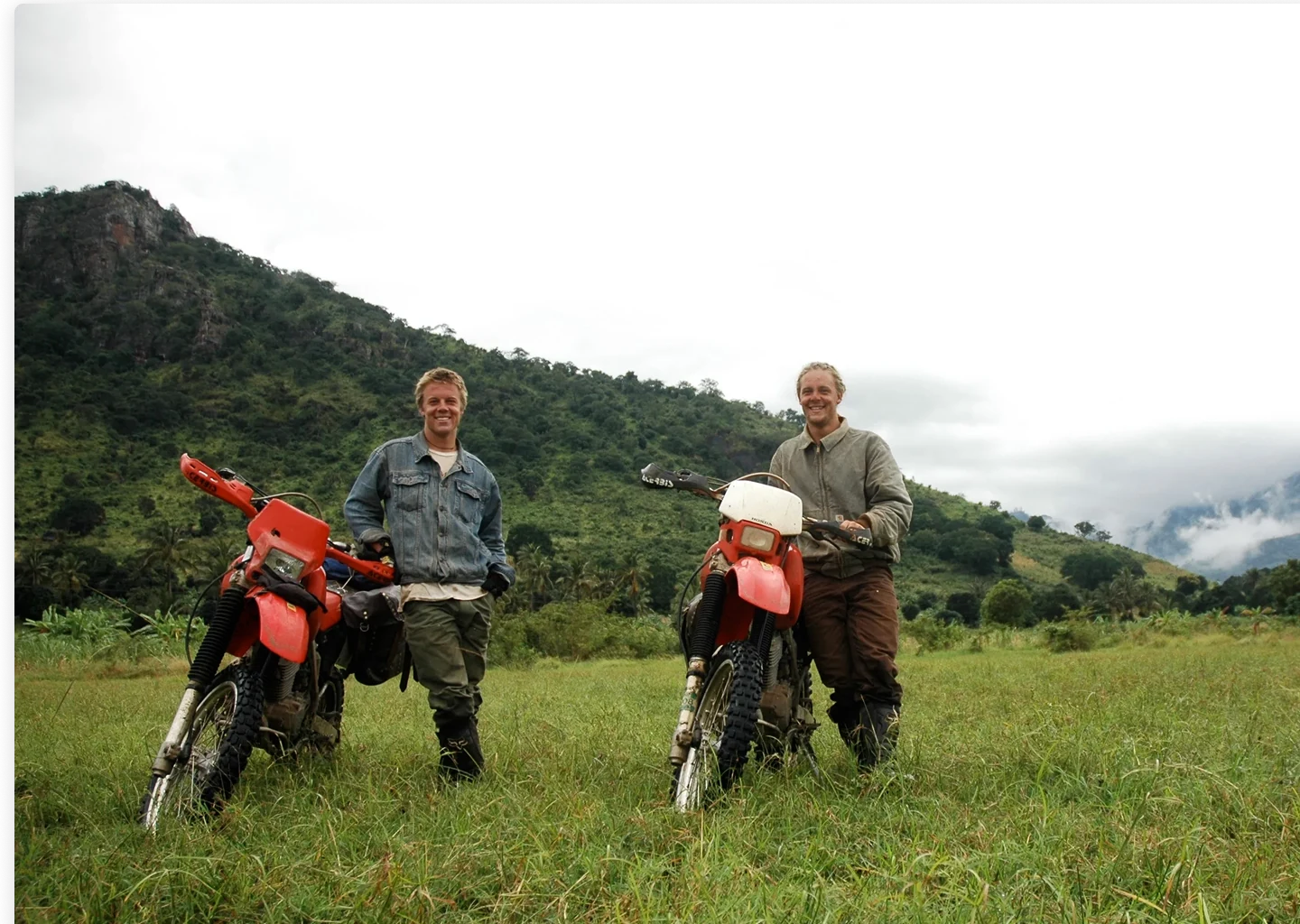 Jesse and Trevor Borden in East Africa