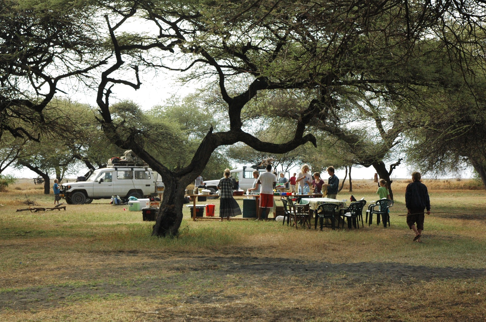 Simple bush camp in northern Tanzania