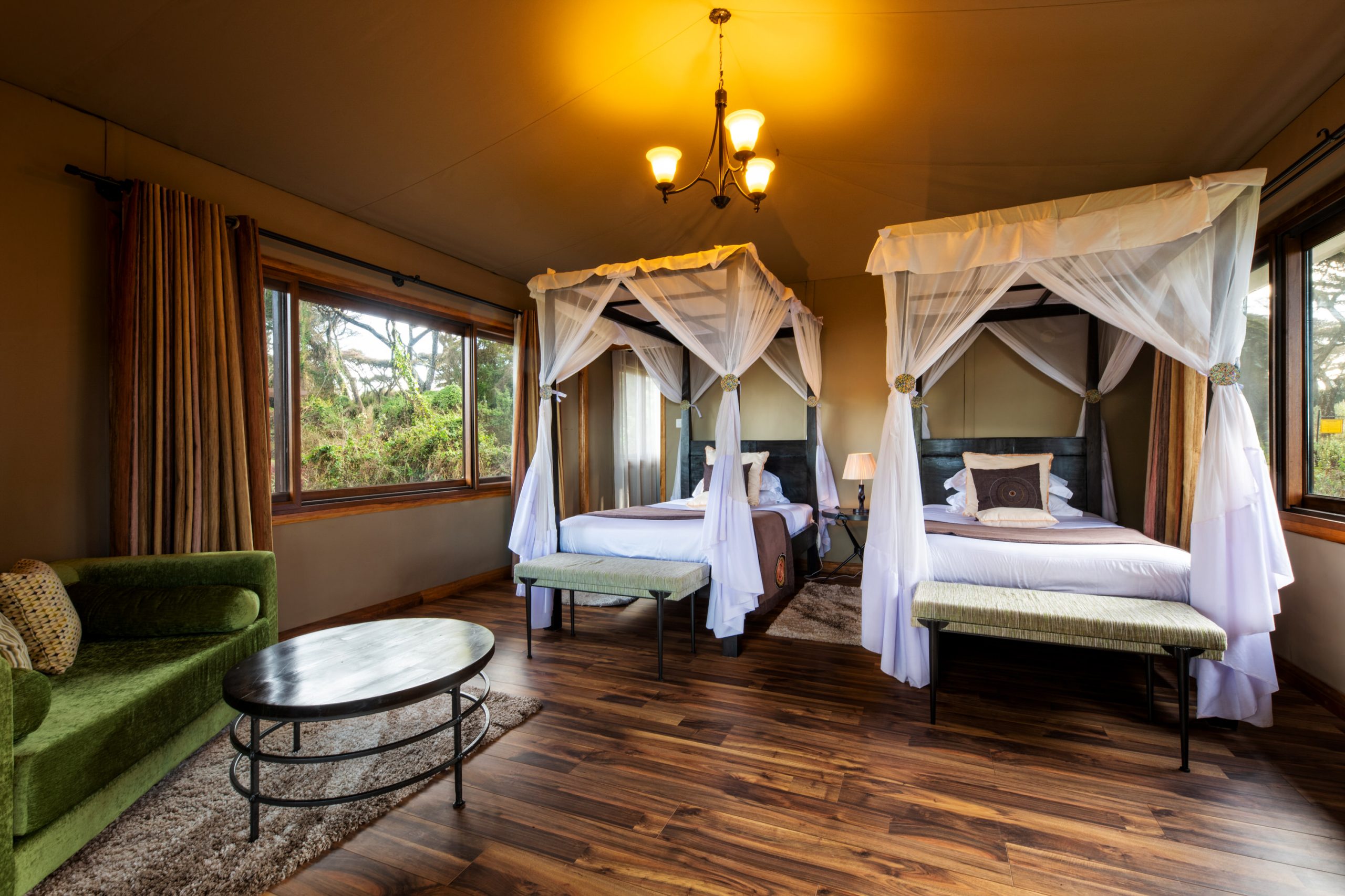 Lionspaw Lodge twin room